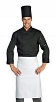 GIACCA CUOCO EXTRALIGHT NERO 65%POLY 35%COTONE