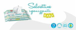 SALVIETTINE IMBEVUTE BABY CF=72PZ