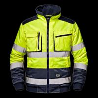 BLOUSON MORGAN GIALLO HV/BLEU EN ISO 20471 Classe 2