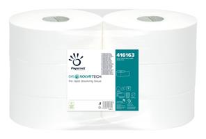 CARTA IGIENICA MAXI JUMBO 500MT 1V P.CELL.DISSOLVETECH 6RT