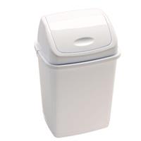 CESTINO PORTARIFIUTI 25LT BIANCO C/COPERCHIO BASCULANTE