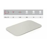 COPERCHIO ALLUMINIO CR28L (140X115) CF=100PZ