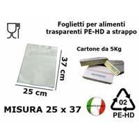 FOGLIETTI PE HD A STRAPPO 25X37CM CF=5/4KG