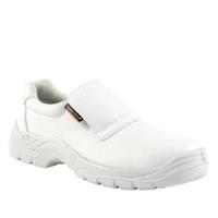 SCARPA MOCASSINO ANTINFORTUNISTICA PELLE BIANCO MOD.SILVER