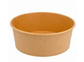 INSALATIERA 750ML CARTONE KRAFT NATURAL D.15/12.8X6CM CF=50P