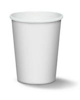 BICCHIERE 180ML BIANCO IN CARTONCINO+PE CF=50PZ