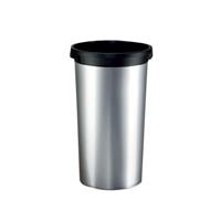 BIDONE GETTACARTE 50LT IRIS ROUND METALLIC/BLACK