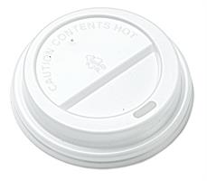 COPERCHIO BICCHIERE 90ML BIANCO IN PET CF=50PZ