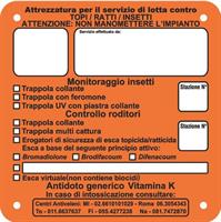 CARTELLO SEGNALAZIONE TOPICIDA IN FOREX DIM.15X15