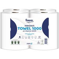 ASCIUGAMANO A ROTOLO 2V P.CELL 250MT SOAVEX TOWEL1000 BL=4RT