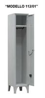 ARMADIETTO 1ANTA SPORCO/PULITO SLIM 50X35X180 GRIGIO RAL7035