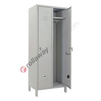 ARMADIETTO 2 ANTE SPORCO PULITO 100Xp50xh180 GRIGIO RAL7035