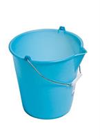 SECCHIO TONDO AZZURRO 12LT CON BECCO