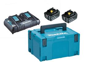 KIT ENERGY DOPPIA DUE BATTERIE DA 5,0 AH IN VALIGETTA MAKP