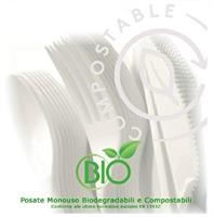 CUCCHIAINO BIANCO P3 BIO-PLA COMPACT 4GR CF=100PZ