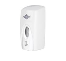 DISPENSER SAPONE A SCHIUMA 1LT BIANCO ABS A RABBOCCO C/PUSH