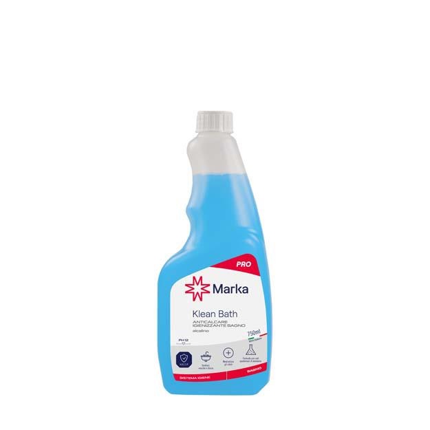 ANTICALCARE BAGNO IGIENIZZANTE ALCALINO KLEAN BATH 750ML - DETERGENZA -  Mundo srl