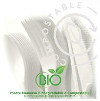 COLTELLO BIO COMPACT BIANCO CF=100PZ