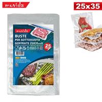 BUSTA PER SOTTOVUOTO GOFFRATA 25X35CM CF=25PZ
