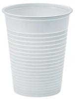 BICCHIERE 200CC BIANCO RIUTILIZZABILE BAIO CF=100PZ