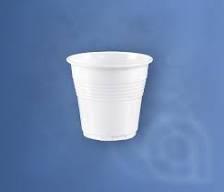BICCHIERE 80CC BIANCO BAIO CF=100PZ