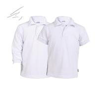 POLO MANICA CORTA MOD.KIDS COLORE BIANCO