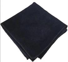 PANNO MICROFIBRA 40X40CM MULTIUSO NERO MOD.TERRY CF=5PZ