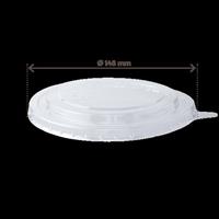 COPERCHIO INSALATIERA R-PET TRASPARENTE DIAM.18,5CM CF=50PZ