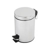 PATTUMIERA IN ACCIAIO CROMATO C/PEDALE 5LT