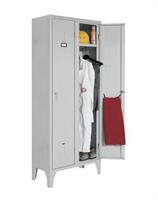ARMADIETTO SPOGLIATOIO SPORCO/PULITO SLIM 2 POSTI 50X70X180