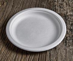 PIATTO PIANO 18CM BIO COMPOSTABILE POLPA DI CELL. CF=125PZ