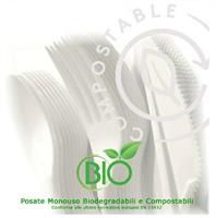 BIS POSATE FORCHETTA+COLTELLO+TOV BIO-PLA CT=500PZ